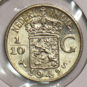 Netherlands East Indies 1942 S 1/10 Gulden 199215 combine shipping