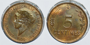 Luxembourg 1930 5 Centimes 241045 combine shipping