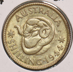 Australia 1944 S Shilling Merino ram 199008 combine shipping