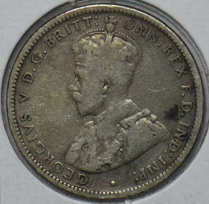Australia 1924 Shilling Kangaroo animal Emu 193366 combine shipping