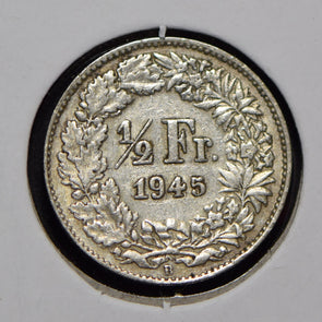 Switzerland 1945 1/2 Franc  900763 combine shipping