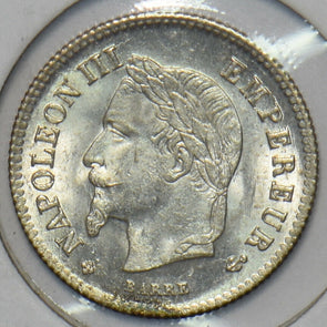 France 1867 BB 20 Centimes Strasbourg 491188 combine shipping