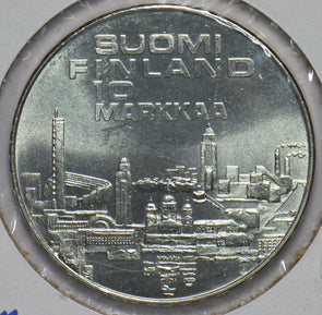 Finland 1971 Silver 10 Markkaa 292752 combine shipping