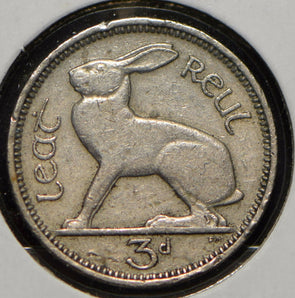 Ireland 1948 3 Pence Hare animal  191183 combine shipping
