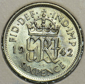 Great Britain 1942 6 Pence/Sixpence 904191 combine shipping