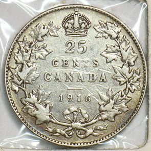 Canada 1916 25 Cents 197458 combine shipping