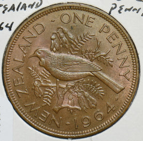 New Zealand 1964 Penny Tui Bird 198921 combine shipping