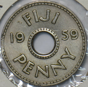 Fiji 1959 Penny 194651 combine shipping