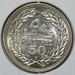 Lebanon 1952 50 Piastres 295511 combine shipping