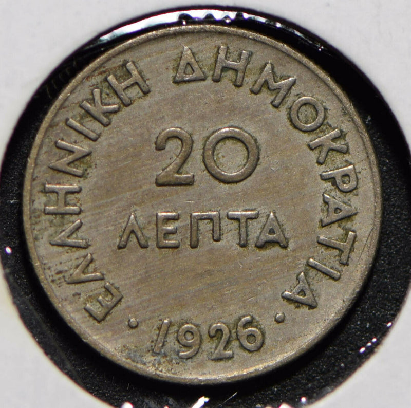 Greece 1926 20 Lepta  190610 combine shipping