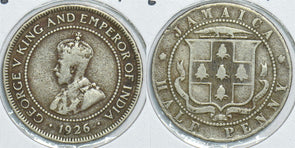 Jamaica 1926 1/2 Penny 198489 combine shipping