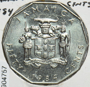Jamaica 1984 50 Cents 904757 combine shipping