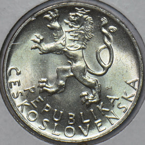 Czechoslovakia 1947 50 Korun Lion animal 3rd Anniversary - Slovak Uprising 29502