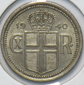 Iceland 1940 25 Aurar 293376 combine shipping