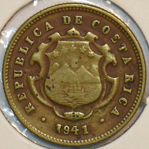 Costa Rica 1941 10 Centimos 152265 combine shipping
