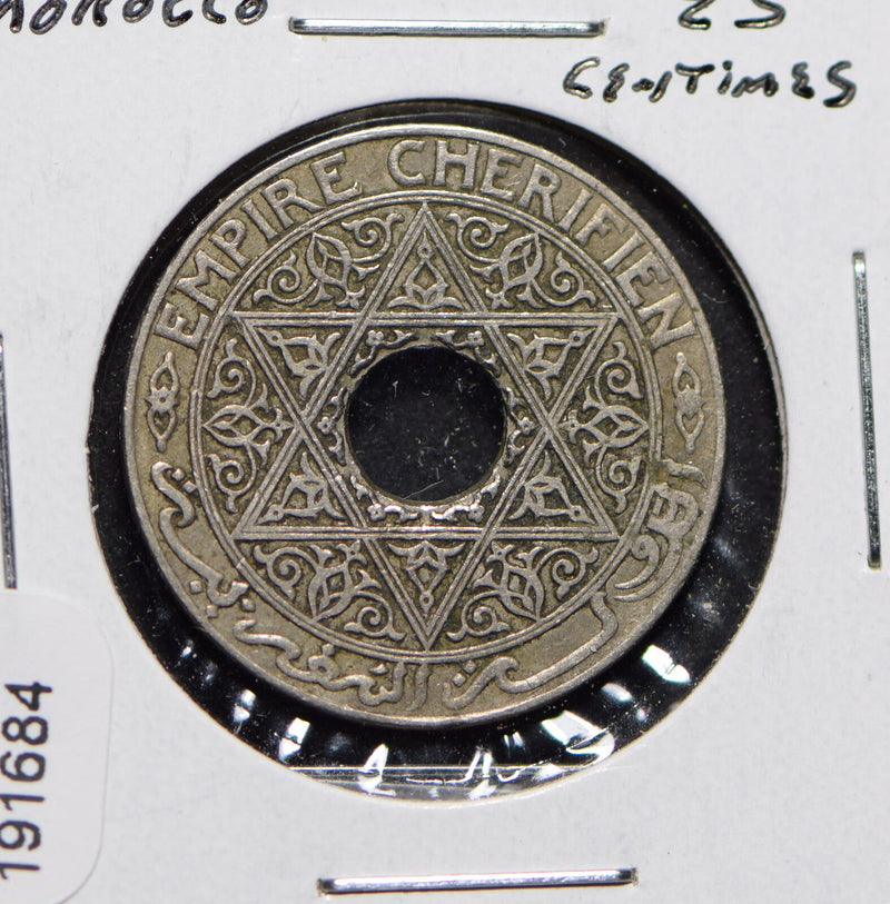 Morocco 1921 ~24 25 Centimes  191684 combine shipping