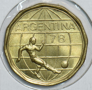 Argentina 1977 50 Pesos Soccer 198810 combine shipping
