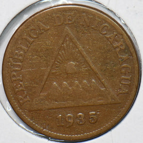 Nicaragua 1935 Centavo 150641 combine shipping