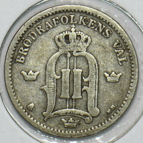 Sweden 1898 25 Ore 196934 combine shipping