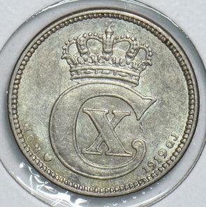 Denmark 1919 25 Ore 198300 combine shipping