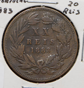 Portugal 1883 20 Reis  150307 combine shipping