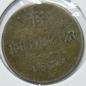 Austria 1849 A 6 Kreuzer Eagle animal 193456 combine shipping