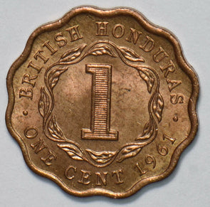 British Honduras 1961 Cent Elizabeth II 293074 combine shipping