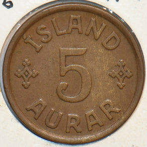 Iceland 1926 5 Aurar 194940 combine shipping