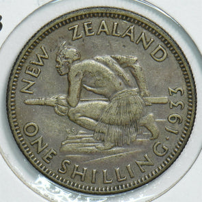 New Zealand 1933 Shilling 197967 combine shipping