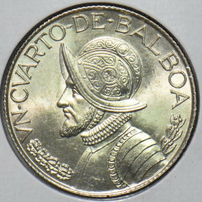 Panama 1962 1/4 Balboa GEM BU Eagle animal 295966 combine shipping