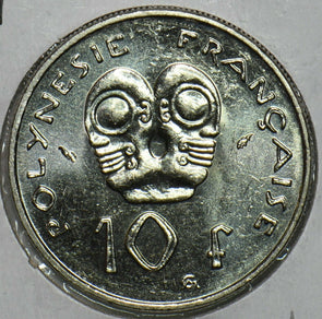 French Polynesia 1991 10 Francs BU 196980 combine shipping