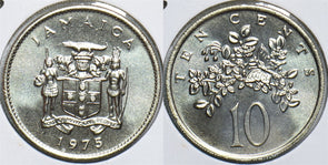 Jamaica 1975 10 Cents 904685 combine shipping