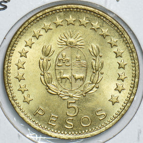 Uruguay 1965 5 Pesos 241001 combine shipping