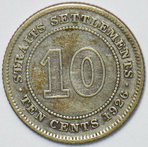 Straits Settlements 1926 10 Cents 903200 combine shipping