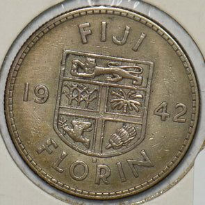Fiji 1942 S Florin 195613 combine shipping