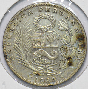 Peru 1935 1/2 Sol 192716 combine shipping