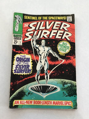 Marvel comics Sentinel of The Spaceways The Silver Surfer issue #1 Aug 1968 Dece