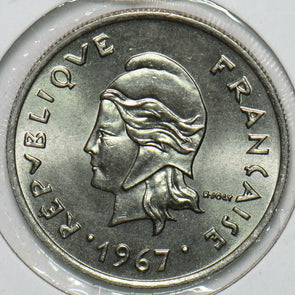 French Polynesia 1967 10 Francs 196903 combine shipping