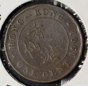Hong Kong 1901 Cent  901634 combine shipping