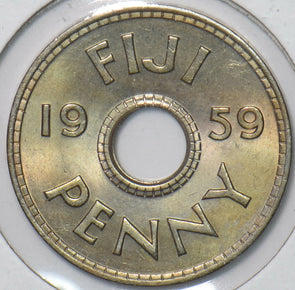 Fiji 1959 Penny 295799 combine shipping