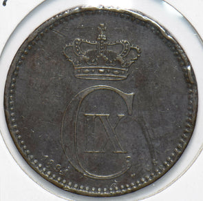 Denmark 1891 5 Ore Porpoise animal 192483 combine shipping