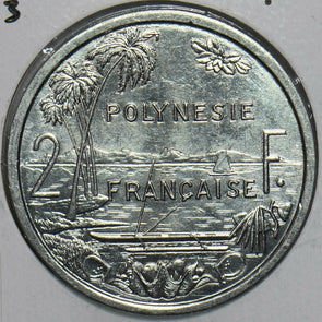 French Polynesia 1983 2 Francs 297882 combine shipping
