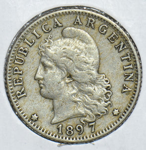 Argentina 1897 20 Centavos 198763 combine shipping