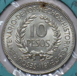 Uruguay 1961 10 Pesos 294937 combine shipping