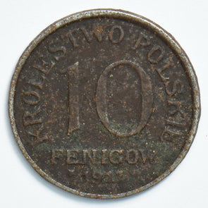 Poland 1917 10 Fenigow 198079 combine shipping