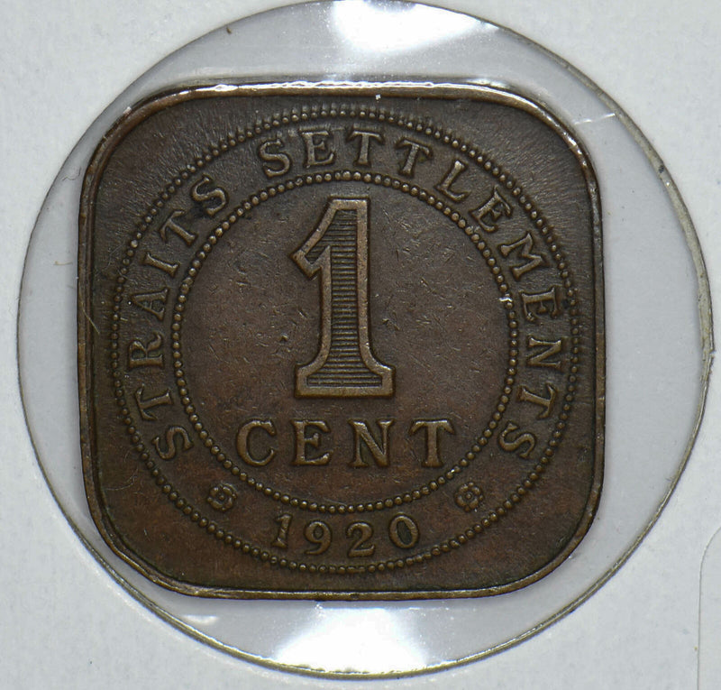 Straits Settlements 1920 George V Cent 291113 combine shipping