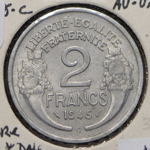 France 1945 2 Francs  290113 combine shipping