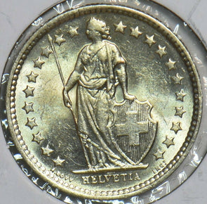 Switzerland 1964 1/2 Franc 298057 combine shipping