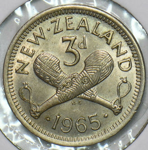 New Zealand 1965 3 Pence 196432 combine shipping