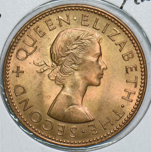 New Zealand 1963 1/2 Penny 198905 combine shipping